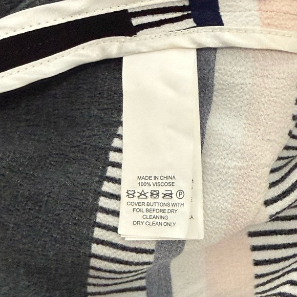 Kate Spade New York Bay Stripe Pleated Sleeveless Knee-Length Dress size 4 - Picture 8 of 8